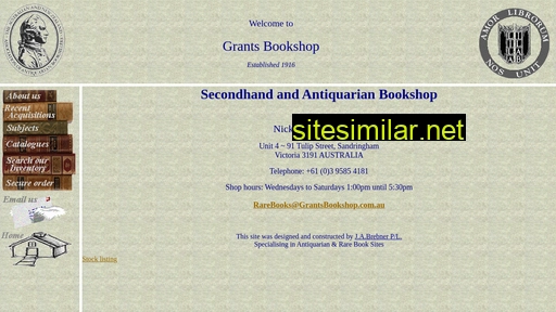 Grantsbookshop similar sites