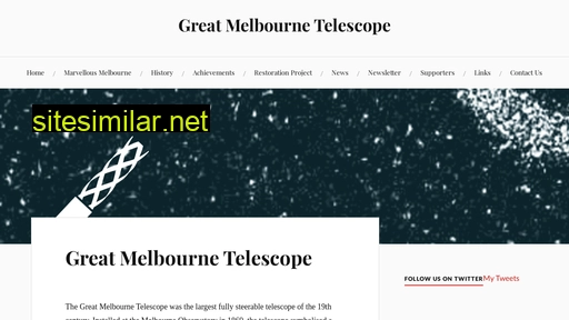 Greatmelbournetelescope similar sites