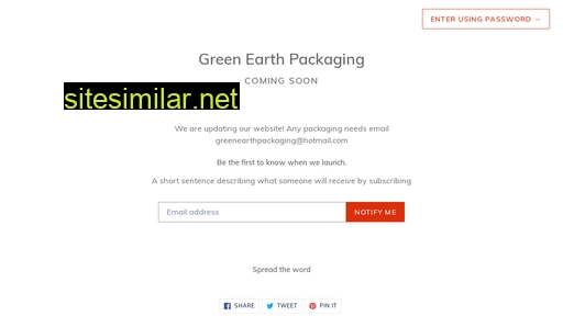greenearthpackaging.com.au alternative sites