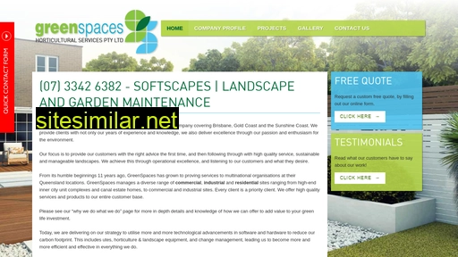 greenspaces.com.au alternative sites