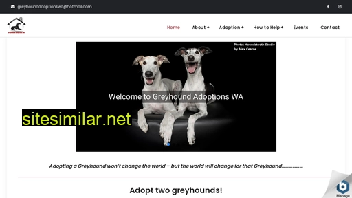 greyhoundadoptionswa.com.au alternative sites