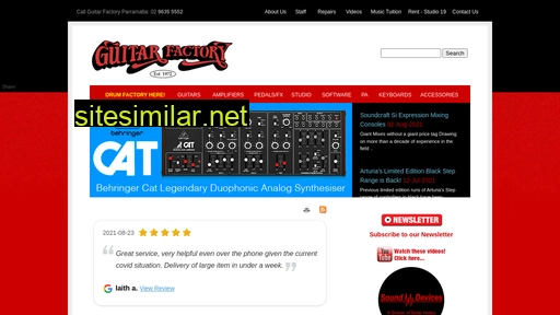 guitarfactory.com.au alternative sites