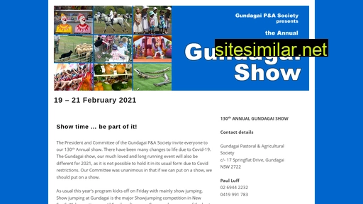 gundagaishow.com.au alternative sites