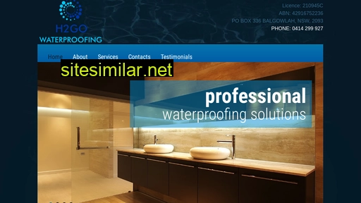 h2gowaterproofing.com.au alternative sites