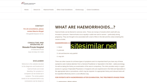 haemorrhoidclinic.com.au alternative sites