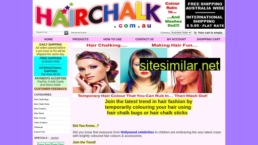 hairchalk.com.au alternative sites
