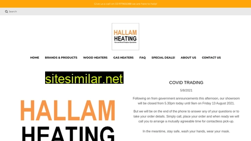 hallamheating.com.au alternative sites
