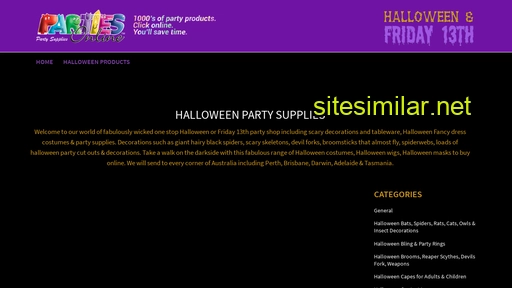 halloweenpartydecorations.com.au alternative sites