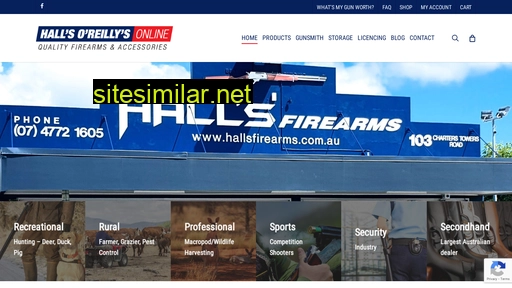 hallsfirearms.com.au alternative sites