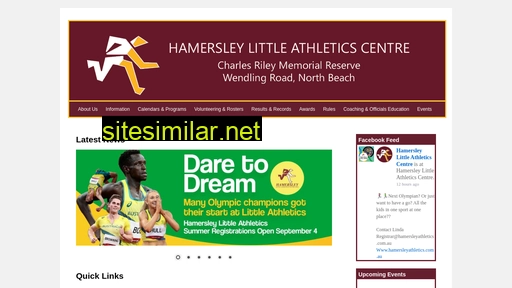 hamersleyathletics.com.au alternative sites