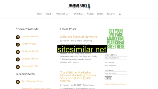 Hamishjones similar sites