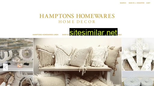 hamptonshomewares.com.au alternative sites
