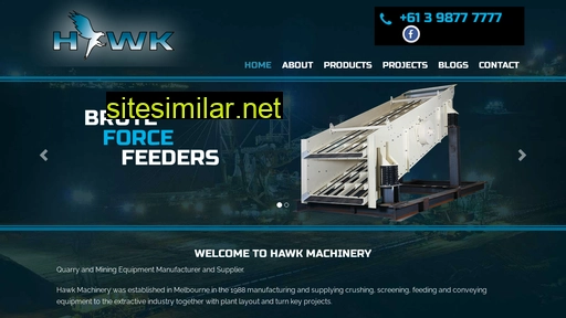 Hawkmachinery similar sites