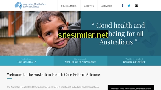 healthreform.org.au alternative sites