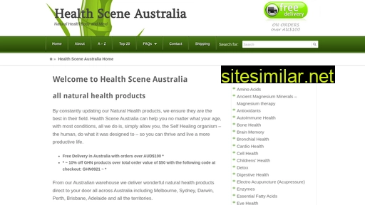 healthscene.com.au alternative sites
