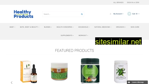 healthyproducts.com.au alternative sites