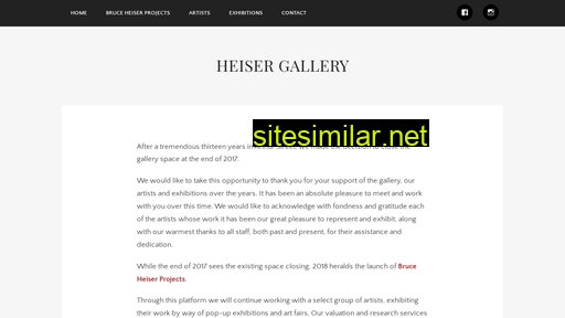 heisergallery.com.au alternative sites