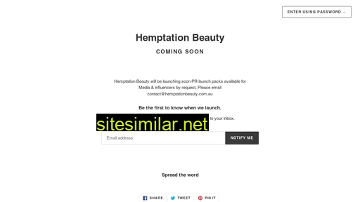hemptationbeauty.com.au alternative sites