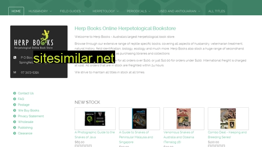 herpbooks.com.au alternative sites