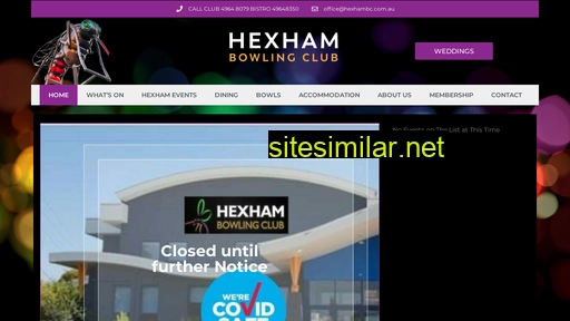 hexhambowlingclub.com.au alternative sites