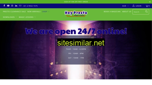 heyprestomagic.com.au alternative sites