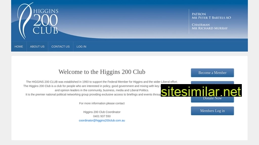 higgins200club.com.au alternative sites