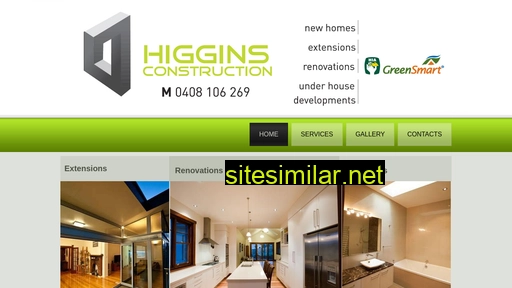 Higginsconstruction similar sites