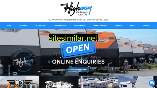 highwaycaravancentre.com.au alternative sites