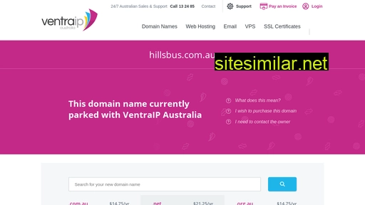 hillsbus.com.au alternative sites