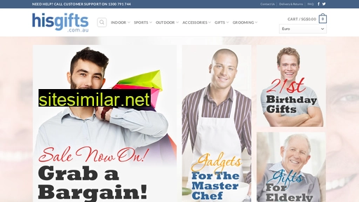 hisgifts.com.au alternative sites