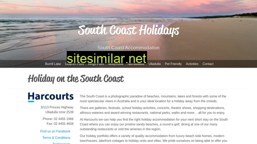 holidayssouthcoast.com.au alternative sites