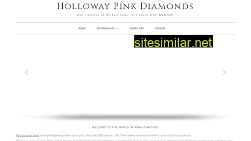 Hollowaypinkdiamonds similar sites