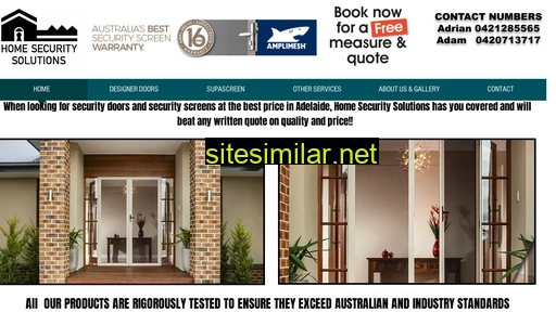 Homesecuritysolutions similar sites