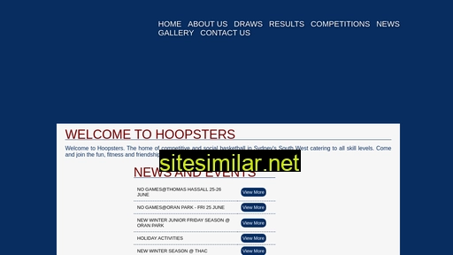hoopsters.com.au alternative sites