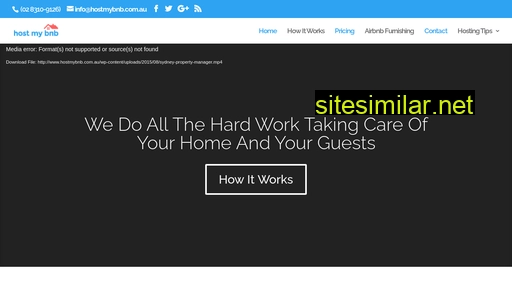 hostmybnb.com.au alternative sites