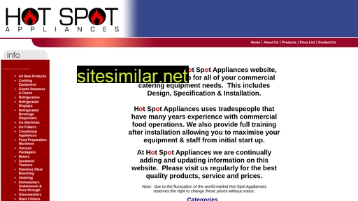 hotspotappliances.com.au alternative sites