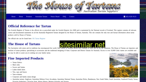 houseoftartans.com.au alternative sites
