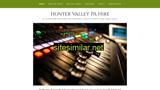 huntervalleypahire.com.au alternative sites