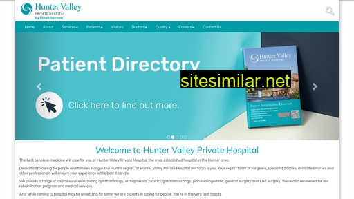 huntervalleyprivatehospital.com.au alternative sites