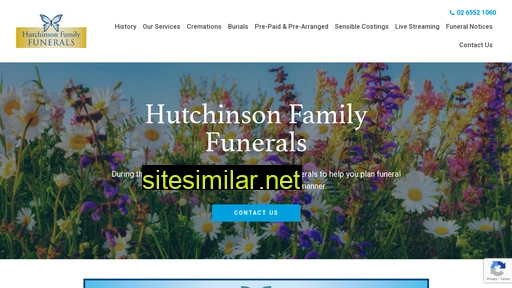 hutchinsonfunerals.com.au alternative sites