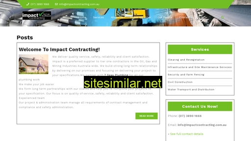 impactcontracting.com.au alternative sites
