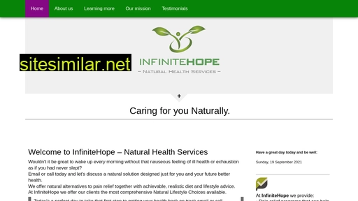 infinitehope.com.au alternative sites