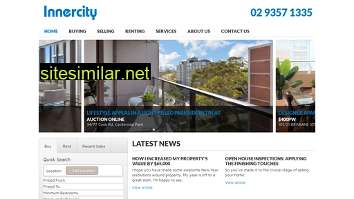 innercity.com.au alternative sites