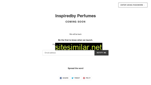 Inspiredbyperfumes similar sites