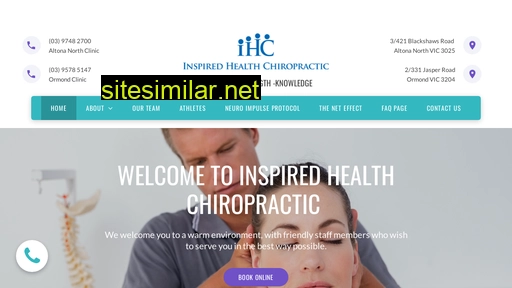 inspiredhealthchiropractic.com.au alternative sites