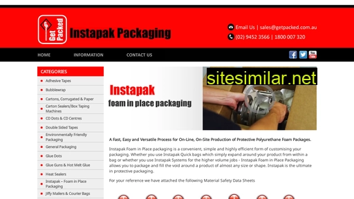 instapakpackaging.com.au alternative sites