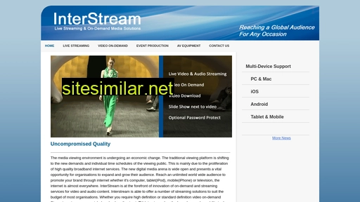 interstream.com.au alternative sites