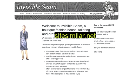 invisibleseam.com.au alternative sites