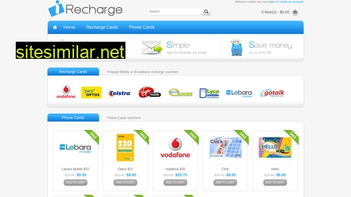 irecharge.com.au alternative sites