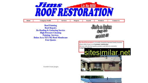 jimsroofrestoration.com.au alternative sites